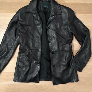 Danier Women's Black Leather Jacket